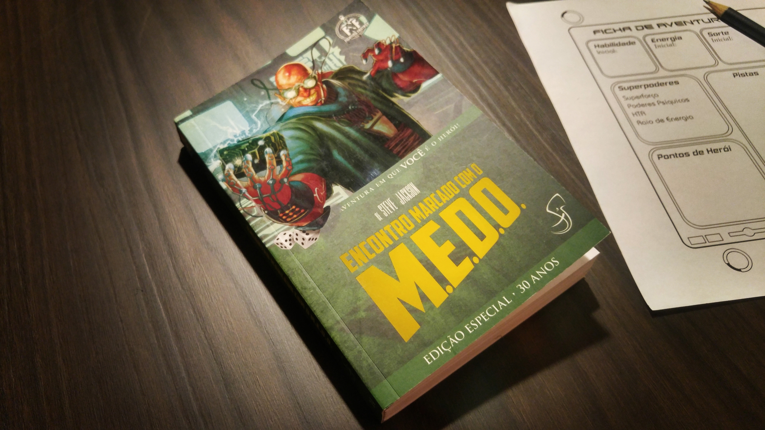 Livro-Jogo - Encontro Marcado com o M.E.D.O. - R$ 39,90