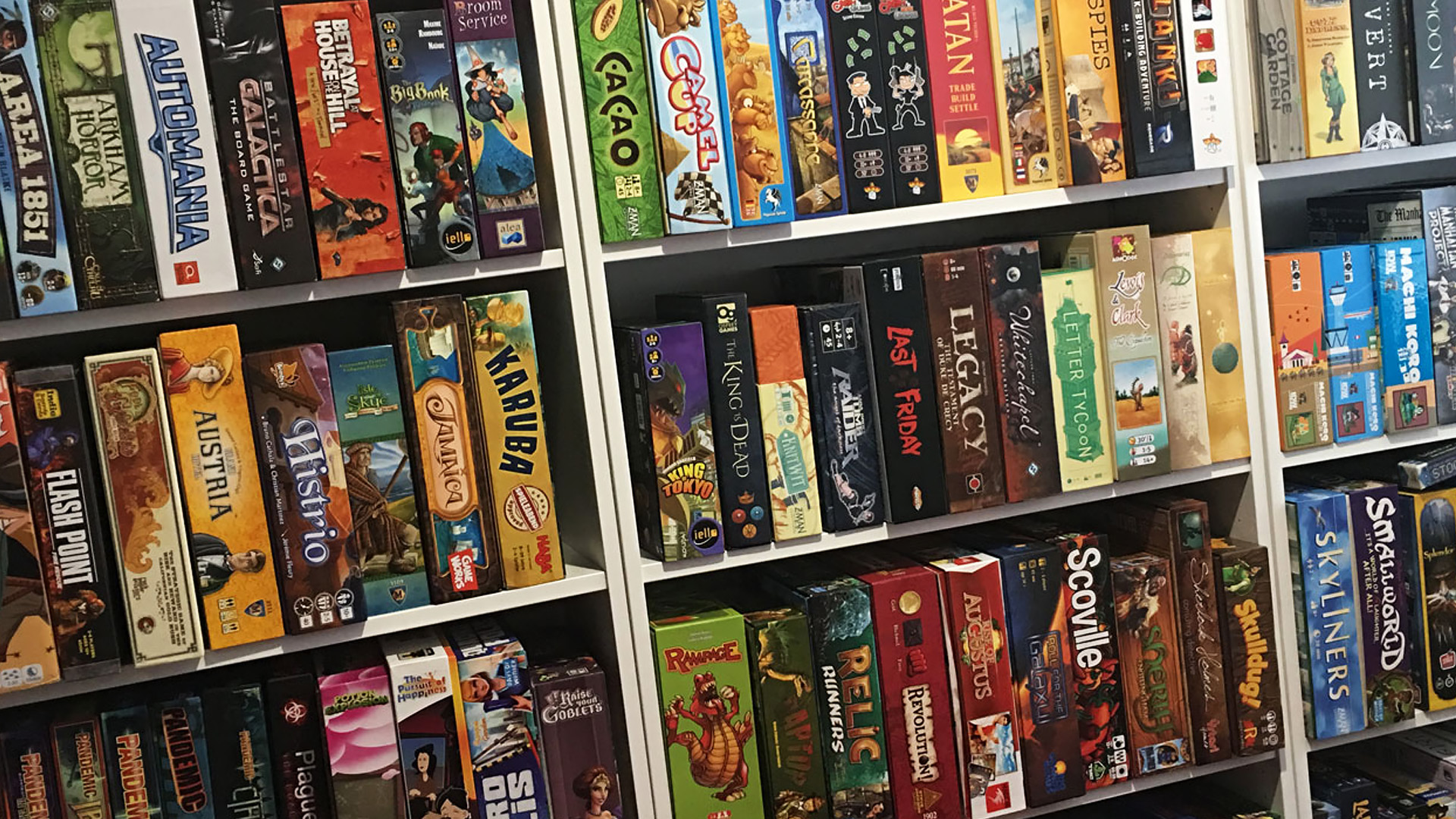 Coleção de jogos de tabuleiro